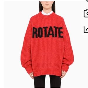 Rotate birger Christensen Red Sweater